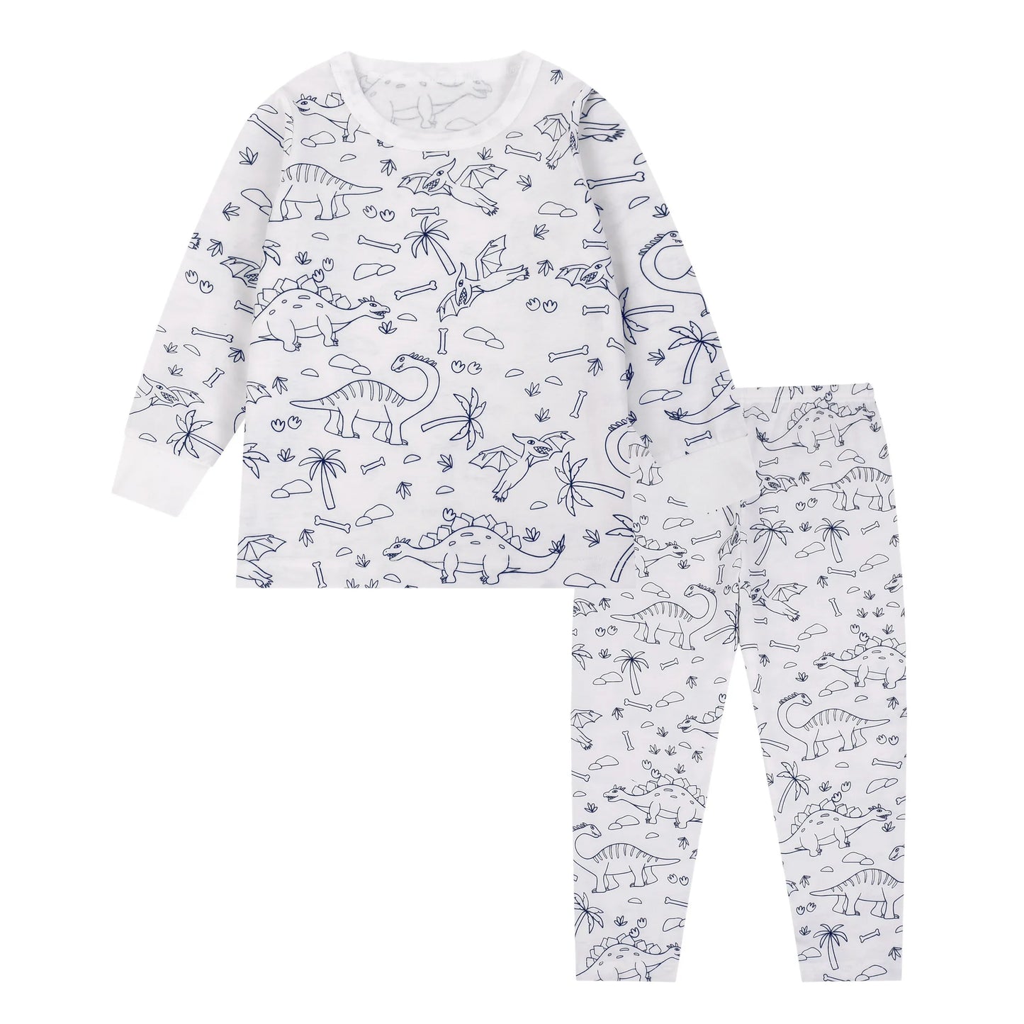 PYJAMA A COLORIER POUR ENFANT | ENSEMBLE DEUX PIÈCES | PYJACOLOR - 2